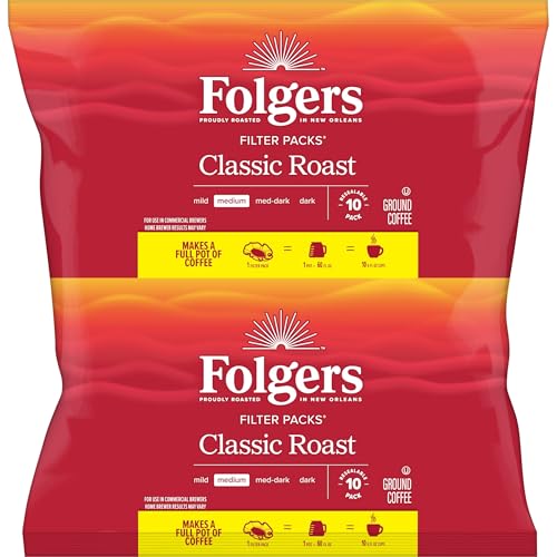 Folgers Classic Roast Filter Packs, 40 Count
