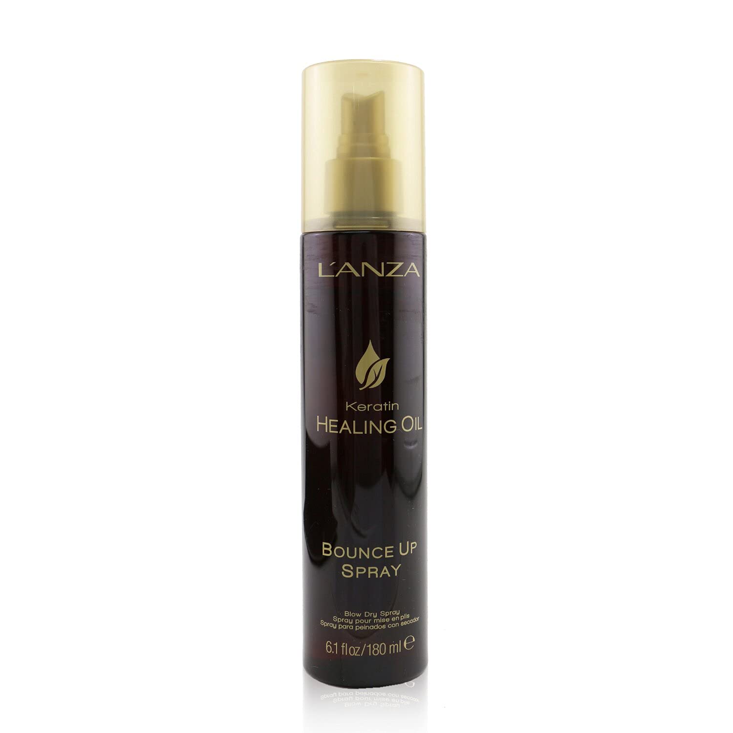 L'ANZA Keratin Healing Oil Bounce Up Hair Spray, Boosts Volume and Shine, With a Weightless Formula, For an Extra Push of Plump, Body & Bounce (6.1 Fl Oz)