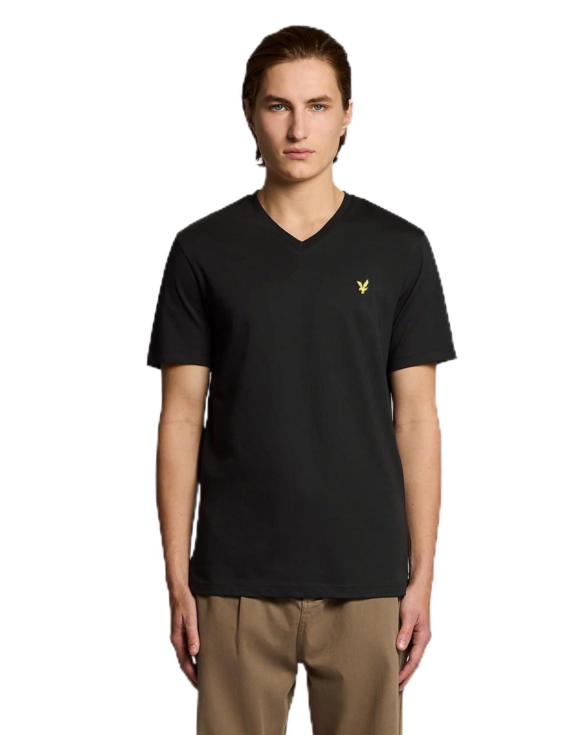 Lyle & Scott Men's Noir V-Neck T-Shirt