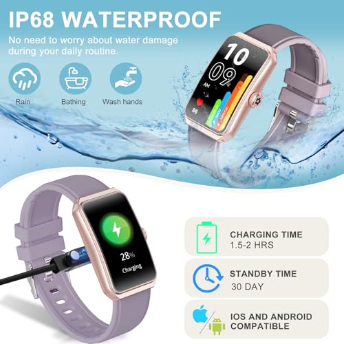 Image of Fitness Tracker, Step Counter with 24 /7 Heart Rate Blood Oxygen Sleep Monitor, Fitness Watch with 100+ Sports Modes, Waterproof Activity Smart Watches for Women Men Android iOS