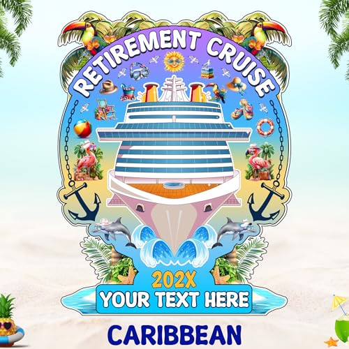 Imán decorativo personalizado para retiro en crucero miniatura 5