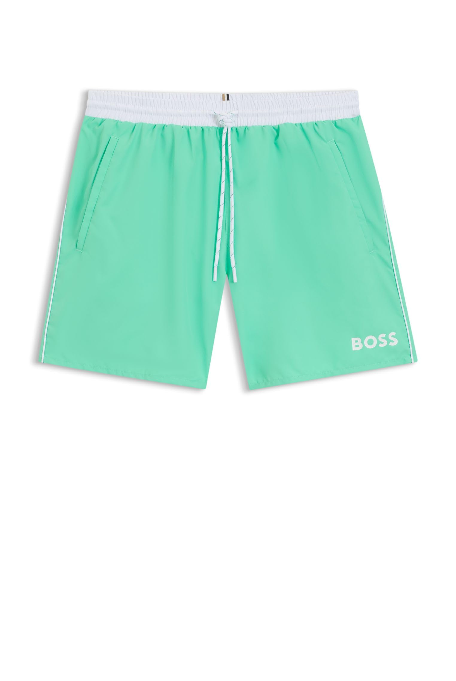BOSS Herren Mittlere Länge, Solide Badehose Badehose