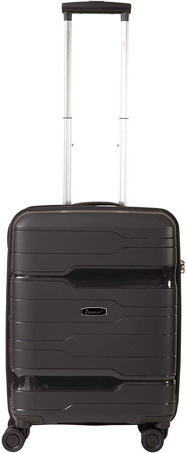 Aerolite 55x40x20 Hard Shell Cabin Case Carry On Hand Luggage Suitcase
