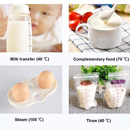 Sterilisator Flasche Baby Warmer 5 in 1 elektrischen Dampf-Sterilisator und Trockner Desinfektion Kabinett Digital LCD… – Bild 3