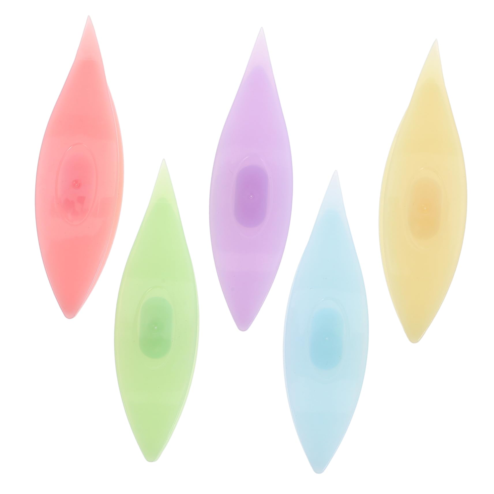 AUTSUPPL Bright Shuttle Colors for DIY Projects 5pcs Tatting Shuttle Crochet Tools User-Friendly Design
