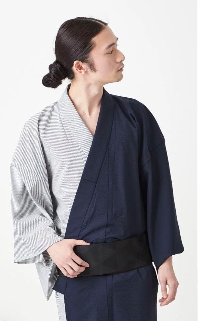 未仕立て 博多織 協和 小袋帯 半幅帯 リバーシブル 長尺 正絹 子犬