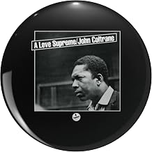 A Love Supreme Round Metal 0.75" Lapel Pin Hat Shirt Tie Tack Pinback