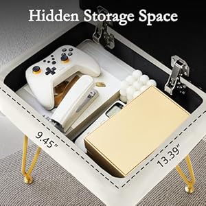 Vanitystoolchairwithstoragesquarevelvetmakeupvanitychairwithmetallegsadjustablegoldfeetfliptopottomanfootrestwithsoftpaddedseatforbedroomlivingroom Urban Country Home Decor Vanity stool chair with storage square velvet makeup vanity chair with metal legs adjustable gold feet flip top ottoman foot rest with soft padded seat for bedroom living room urban country home decor