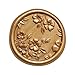 UNIQOOO Wax Seal Stickers - 3D Begonia Wedding Invitation Envelope Botanical Seal Stickers, 50 Pcs Self- Adhesive Antique Gold Stickers, Perfect for Invitation, Christmas, Gift Wrapping, Party