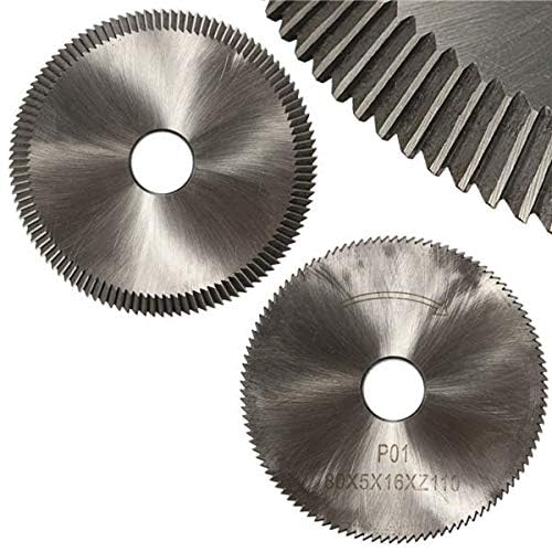 80x16x5mm Cutting Wheel 110 Teeth 80 Degree Cutting Disc For Key Machine