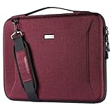 [Interior Con Absorción de Impactos] Este estuche rígido TECHGEAR Trojan está equipado con acolchados suaves, brinda a su computadora / tableta una protección total de 360 ° sin agregar peso; protege totalmente su dispositivo contra rasguños, abolladuras, golpes y golpes.
