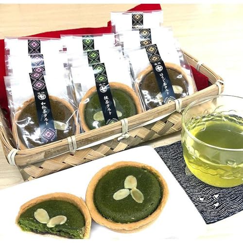パテシエ手づくり・近江茶タルト 抹茶、和紅茶、ほうじ茶スイーツBOX