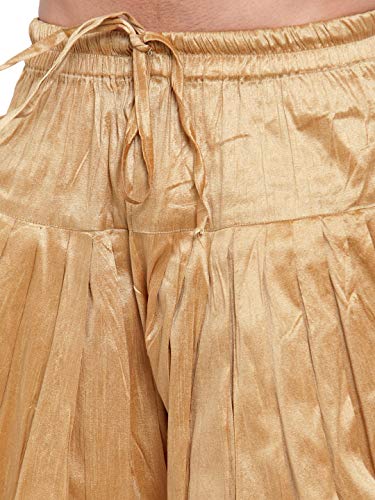Image of Larwa Men's Cotton Silk Kurta And Salwar Dhoti Set