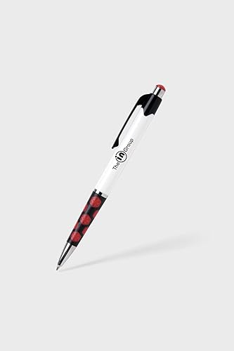 Miniatura 1 de 250 bolígrafos retráctiles hexagonales Mardi Gras, solo $0.77 cada uno, personaliza con tu texto, tinta azul o negra (rojo)