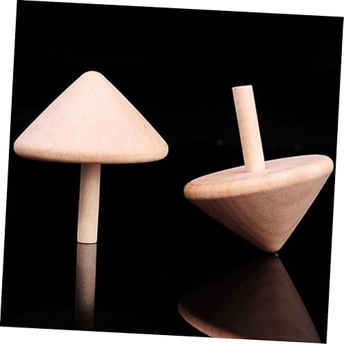 6pcs Boys and Girls Painted Gyro Toy Gyroscope Toy Spinning Tops for Boy Girl Wooden