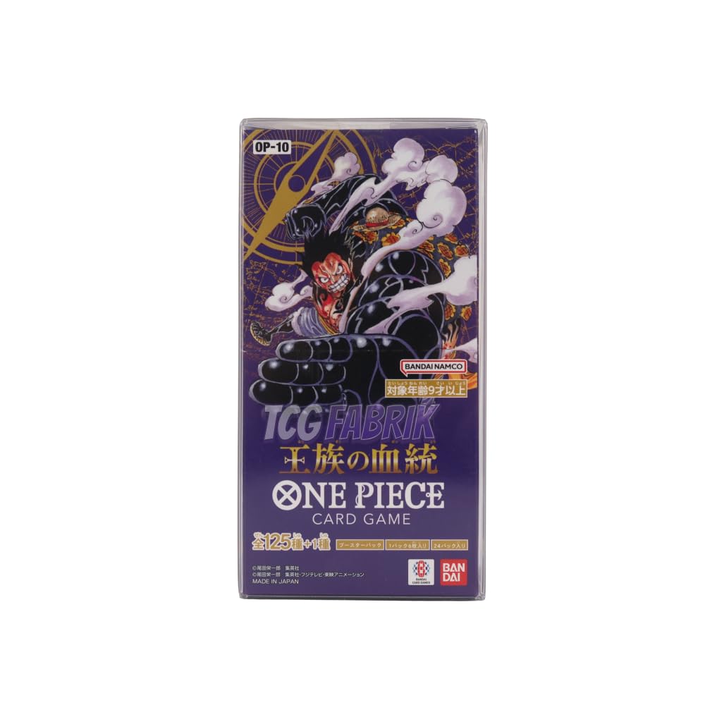 One Piece Original Japanese Sealed Booster Box OP TCG (OP10 Booster Box Royal Blood Booster Box Display Factory Sealed for OP10 One Piece TCG Japanese (24 Packs))