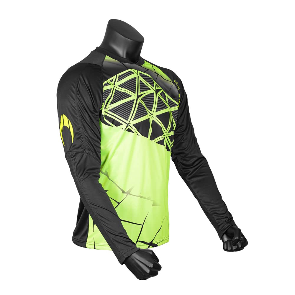 HO Soccer Jersey Legend 2022 Lime, Camiseta de Portero, Unisex niños, Lima/Negro, 14/XS