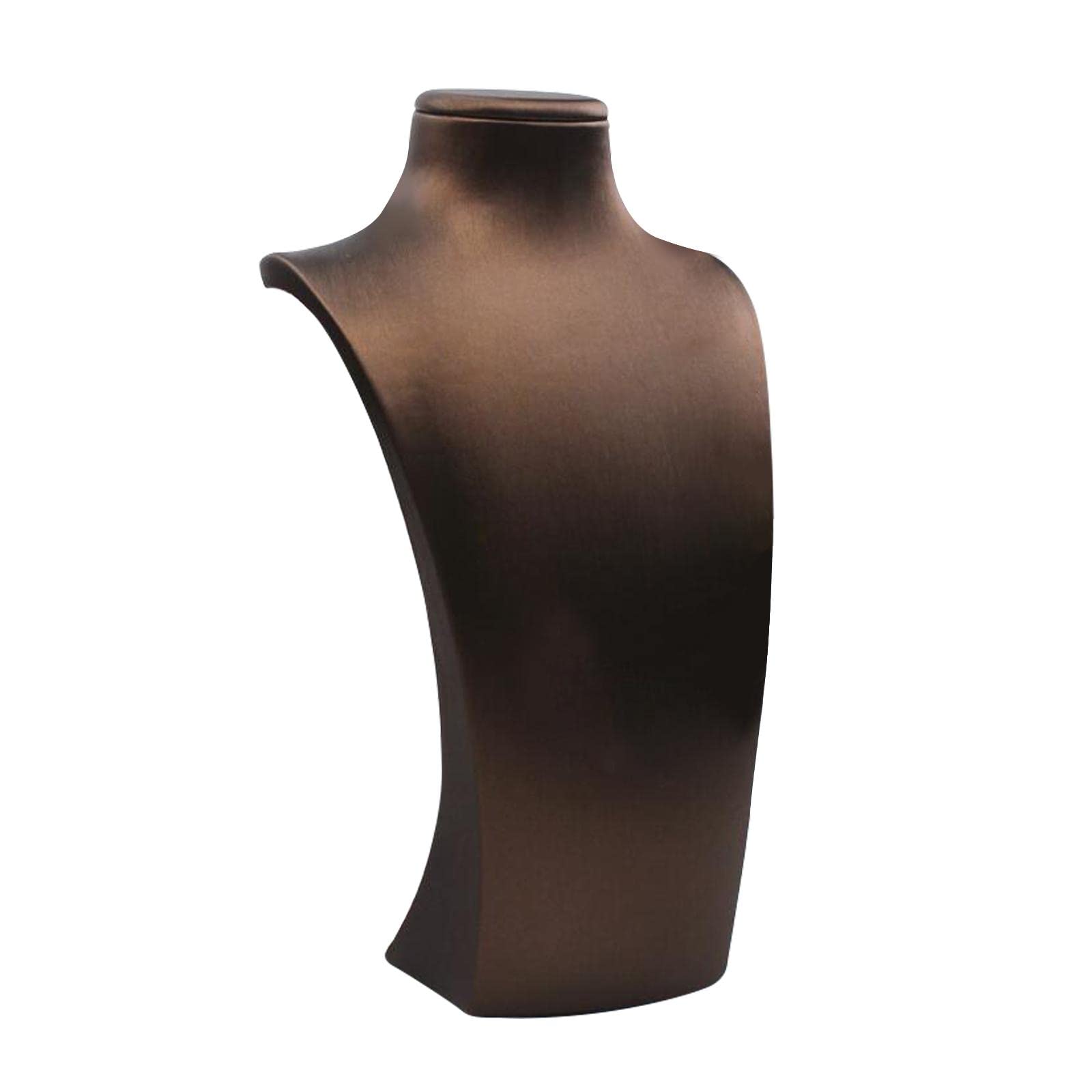 Présentoir colliers or porte-bijoux de table rangement chaînes 17x33,5cm