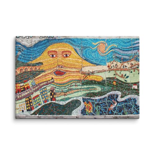 Tableau photo sur toile cadre 14g legere pour decorer sans percer vos murs