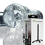 Fleshlight Ice Lady Bundle | Includes Clear Fleshlight and USB Powered Sleeve Warmer