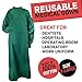 Cloth Procedure Medical Gown, Washable Reusable Gown, Long Sleeve & Elastic Cuff, 100% Cotton, Unisex, X-Large
