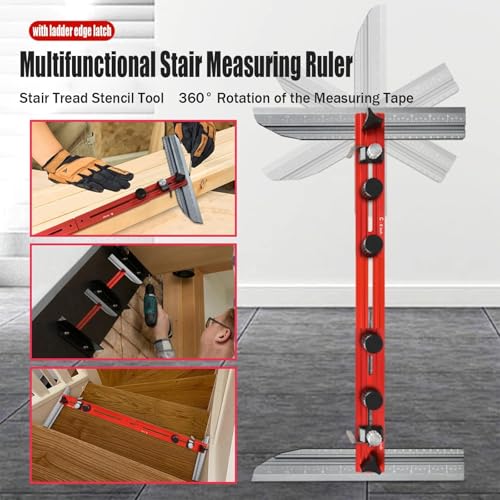 LGXCM Stair Measuring Tool Stair Measuring Tool, Stair Tread Gauge, Stair Tread Measuring Tool Compatible With Many Types Of Layout Projects(1pcs) - Image 2