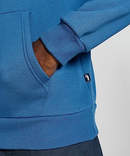 Image of Puma Cotton Men Ess Big Logo Hooded Neck Hoodie Fl (S) Mineral