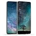 Produktbild kwmobile Hülle kompatibel mit Samsung Galaxy A70 - Handyhülle - Handy Case Galaxie Baum Wiese Blau Grau Schwarz
