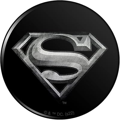 GRAPHICS & MORE Superman Steel Logo Pinback Button Pin