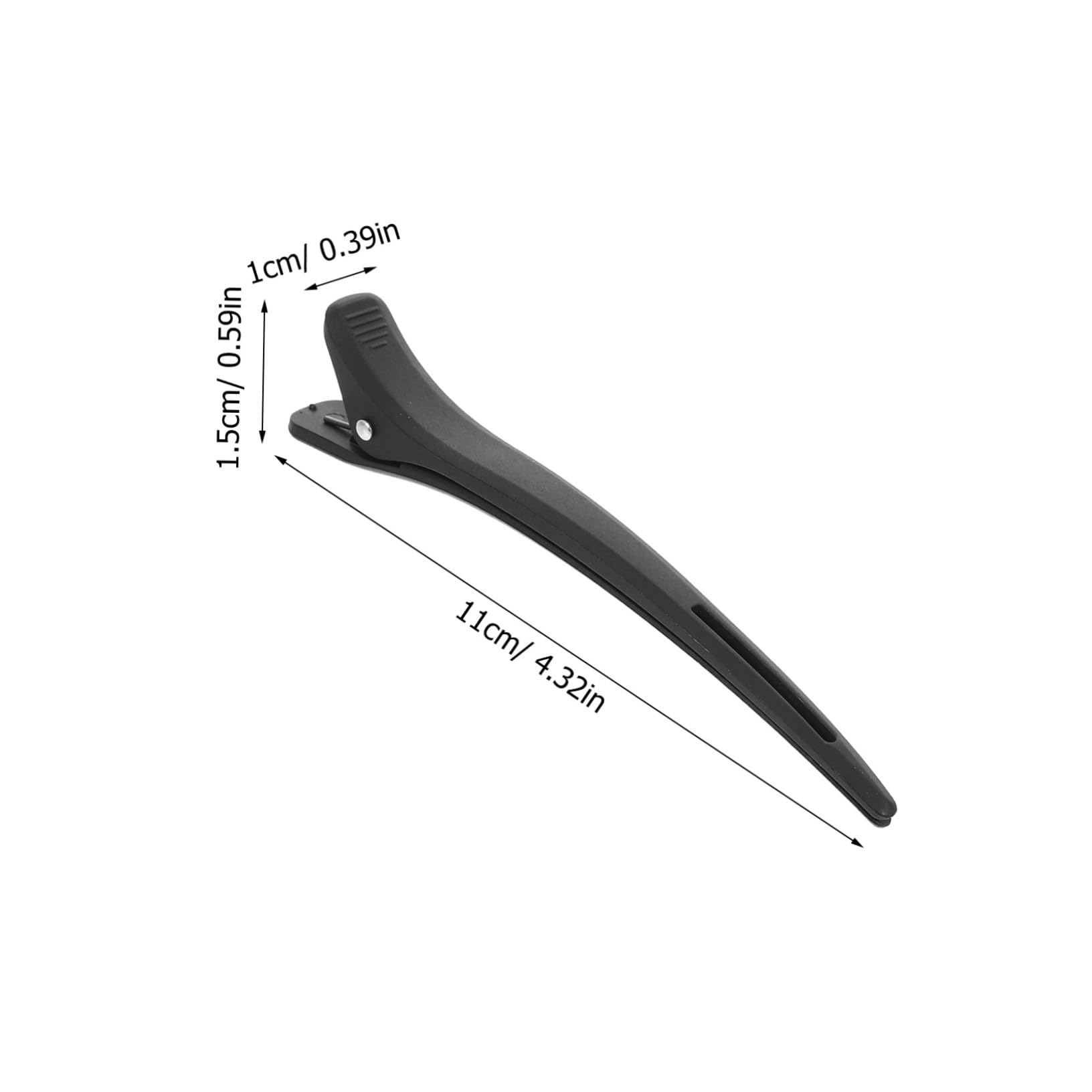 Alipis 20pezzi Fermagli per Capelli Becco d Anatra Strumenti per Parrucchieri per Sezionare i Capelli in Salone Fermagli senza Pieghe