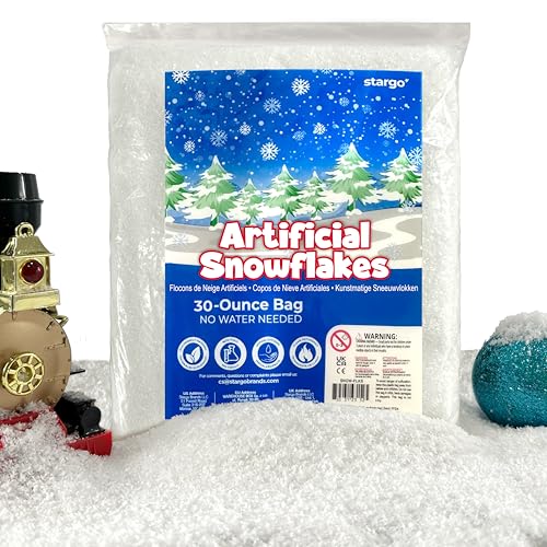 Artificial Snow 30 Ounces Christmas Tree Snow Decoration Fake Snow