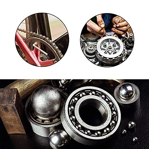 CJBIN Metallkugeln, 580 Magnet Kugellager Kugeln mit 1 Pinzette aus Edelstahl, Mugellager Set für Fahrrad Rad… – Bild 6