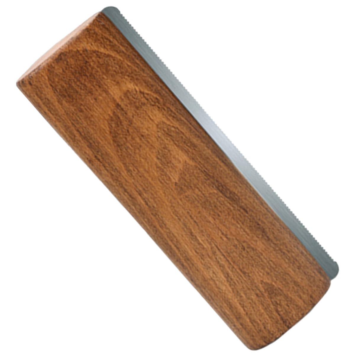 Spazzola Raschiatore per Cavallo 20cm in Legno e Metallo