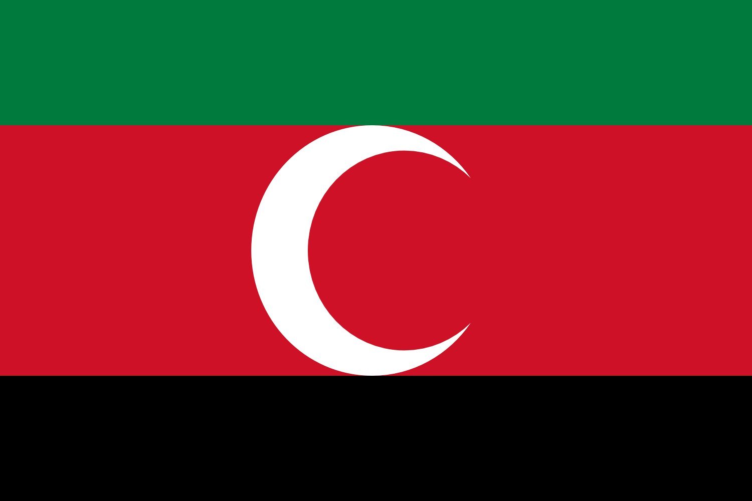 Drapeau Darfur grand modèle pour commémoration historique du Front de libération