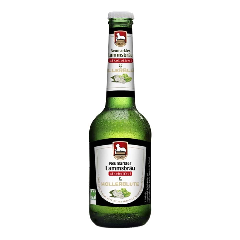 Neumarkter Lammsbräu Bier, alkoholfrei & Hollerblüte, 0,33l (1)