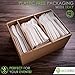 Ecovita 100% Compostable Forks Spoons Knives Cutlery Combo Set - 380 Large Disposable Utensils (7 in.) Eco Friendly Durable and Heat Resistant Alternative to Plastic Silverware with Convenient Tray