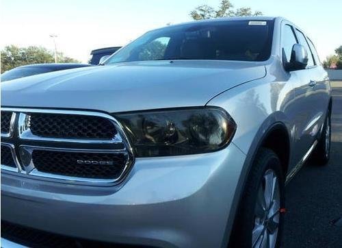 Precut Vinyl Tint Cover for 2011-2018 Dodge Durango Headlights (20% Dark Smoke)