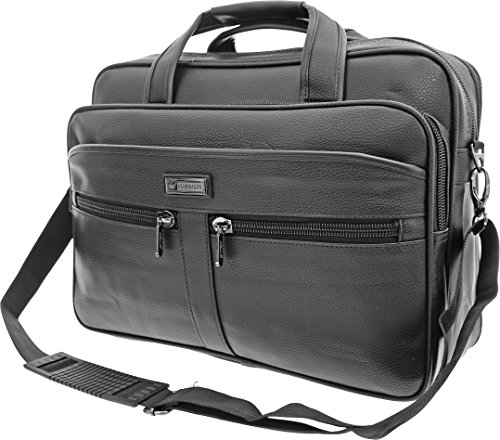 Preisvergleich Produktbild Schultertasche Citybag Flugbegleiter Ausweistasche Umhängetasche Business Messenger Bag Tasche Black NEU