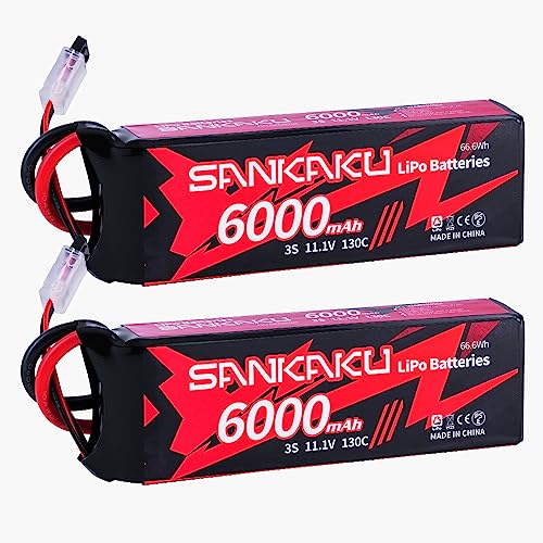 Batería 3S 6000mAh Lipo SANKAKU para Solucionar la Falta de Autonomía en Coches RC