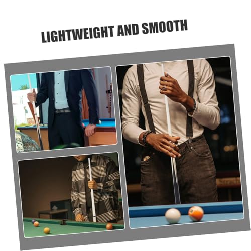 PRETYZOOM 2pcs Long Billiard Cue Wooden Pool Stick miniatura 7