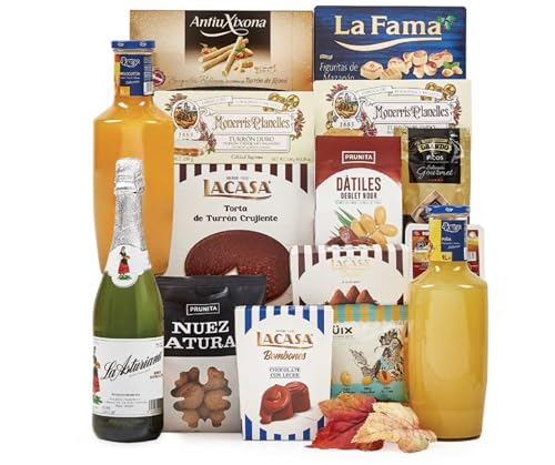 Lote 223: Cesta de Navidad Sin Alcohol ni Cerdo con Dulces Tradicionales y Sidra Lote 223: Cesta de Navidad Sin Alcohol ni Cerdo con Dulces Tradicionales y Sidra