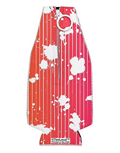 TooLoud Splatter AOP - Orange Pink Collapsible Neoprene Bottle Insulator All Over Print