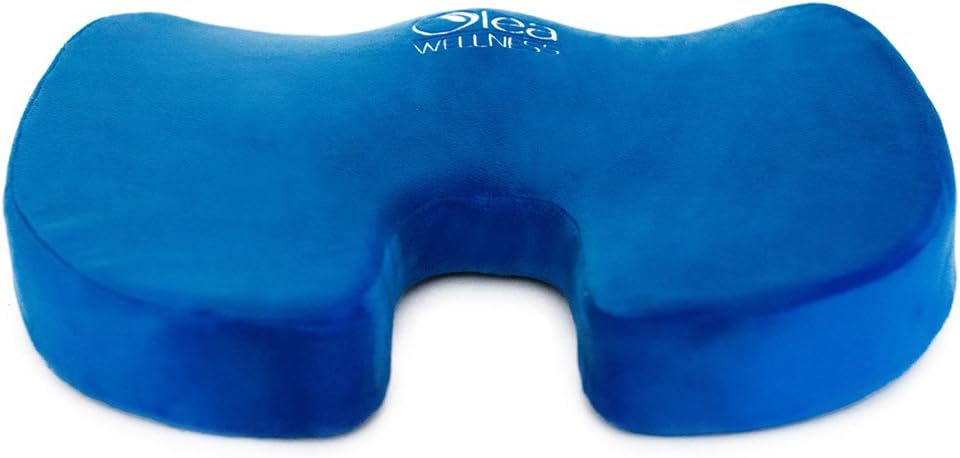 Premium Office Chair Sitting Cushion by Olea Wellness | Comfortable Long-Term Sitting | Great as Gaming Cushion Seat, Office Chair Seat, General Office Seating