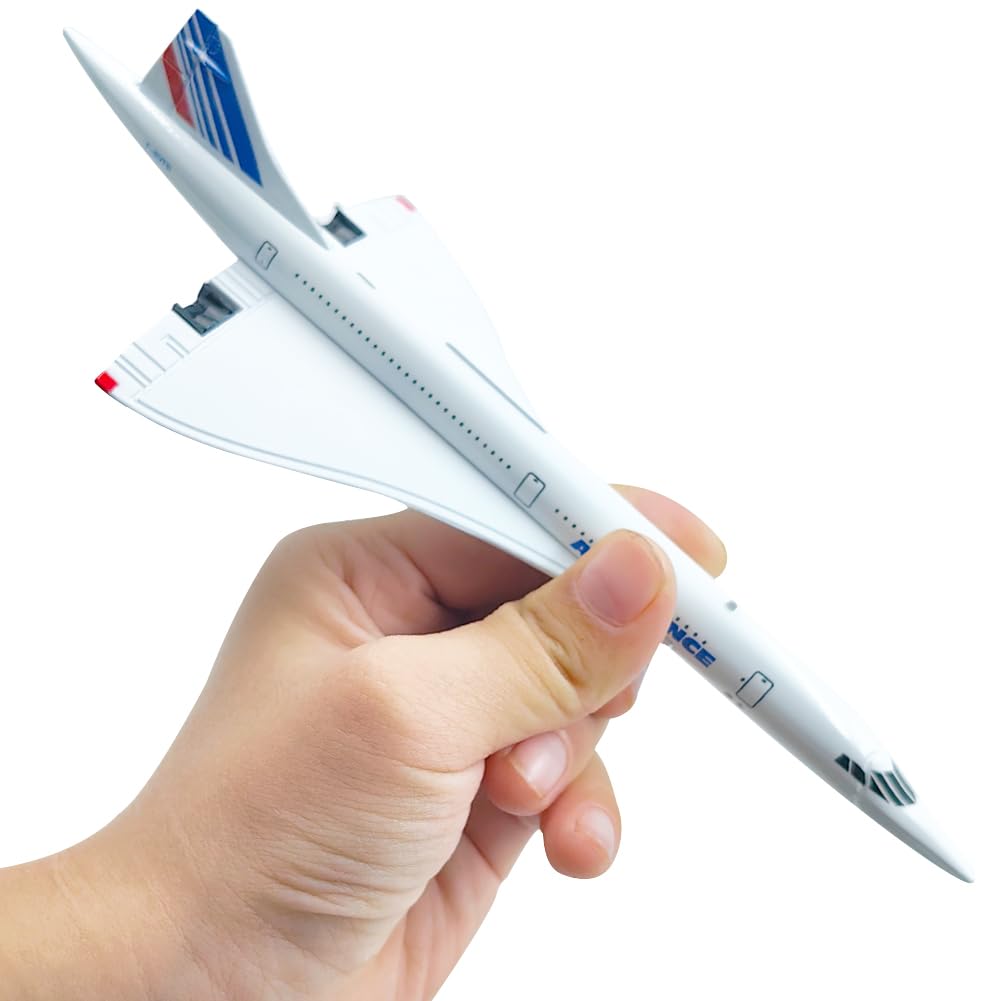 Avion Modèle Alliage Échelle 1/400 Diecast Modèle d'avion pour Air France Concorde Avion Modèle Miniature Collection Cadeau Cadeau de Noël