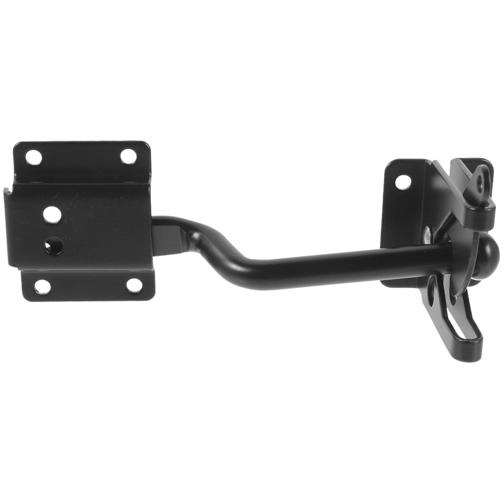 DOITOOL 5 Ensembles Clôture clôture charnière loquet fer loquet galvanisé galvanisé loquet serrure boucle de porte gond extérieur lock renfort de porte portillon loquet de porte de clôture