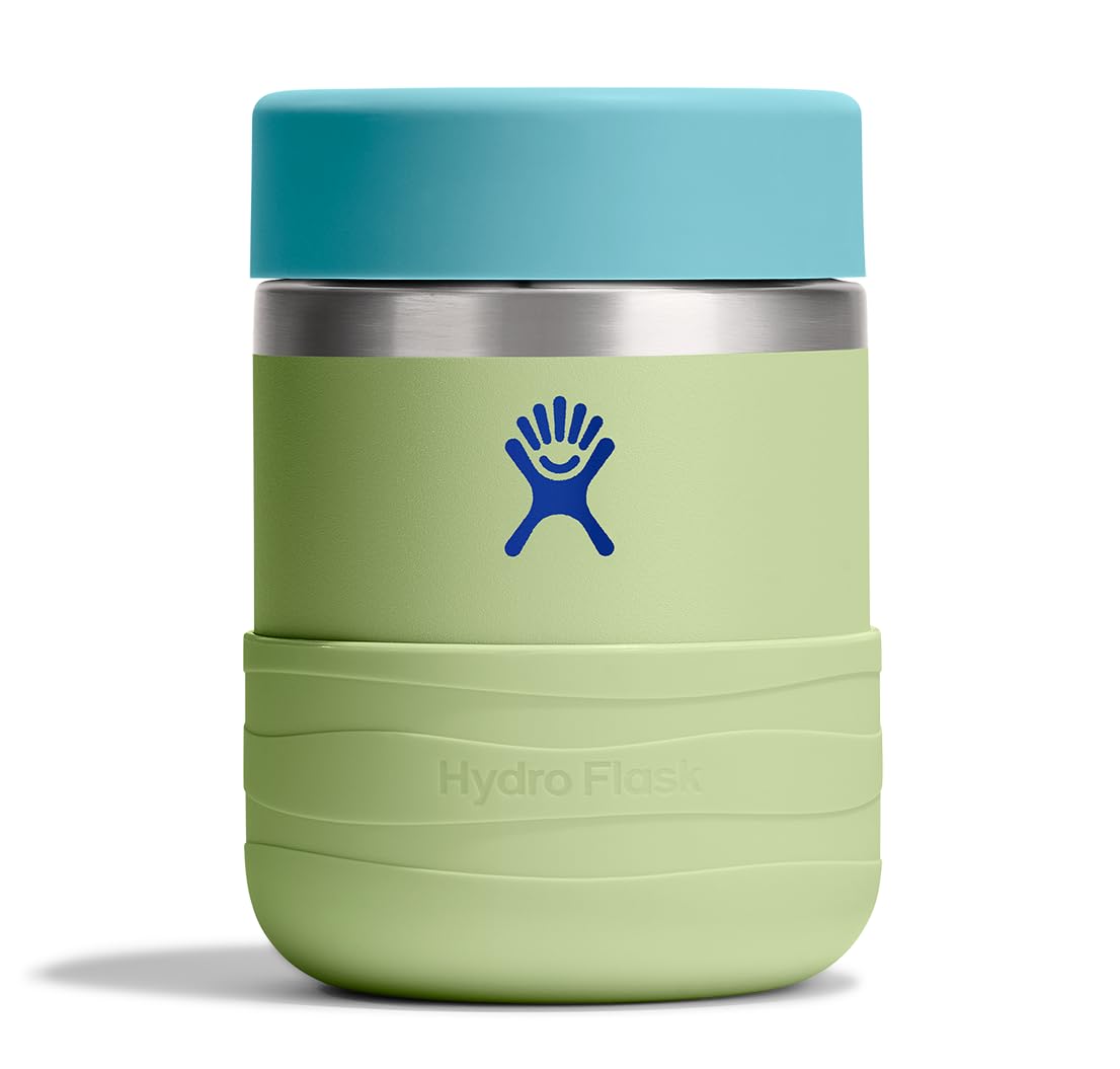Insulated Food Container - Snack Container for Kids and Lunch Box - 12 Oz Food Jar in Seedling Green