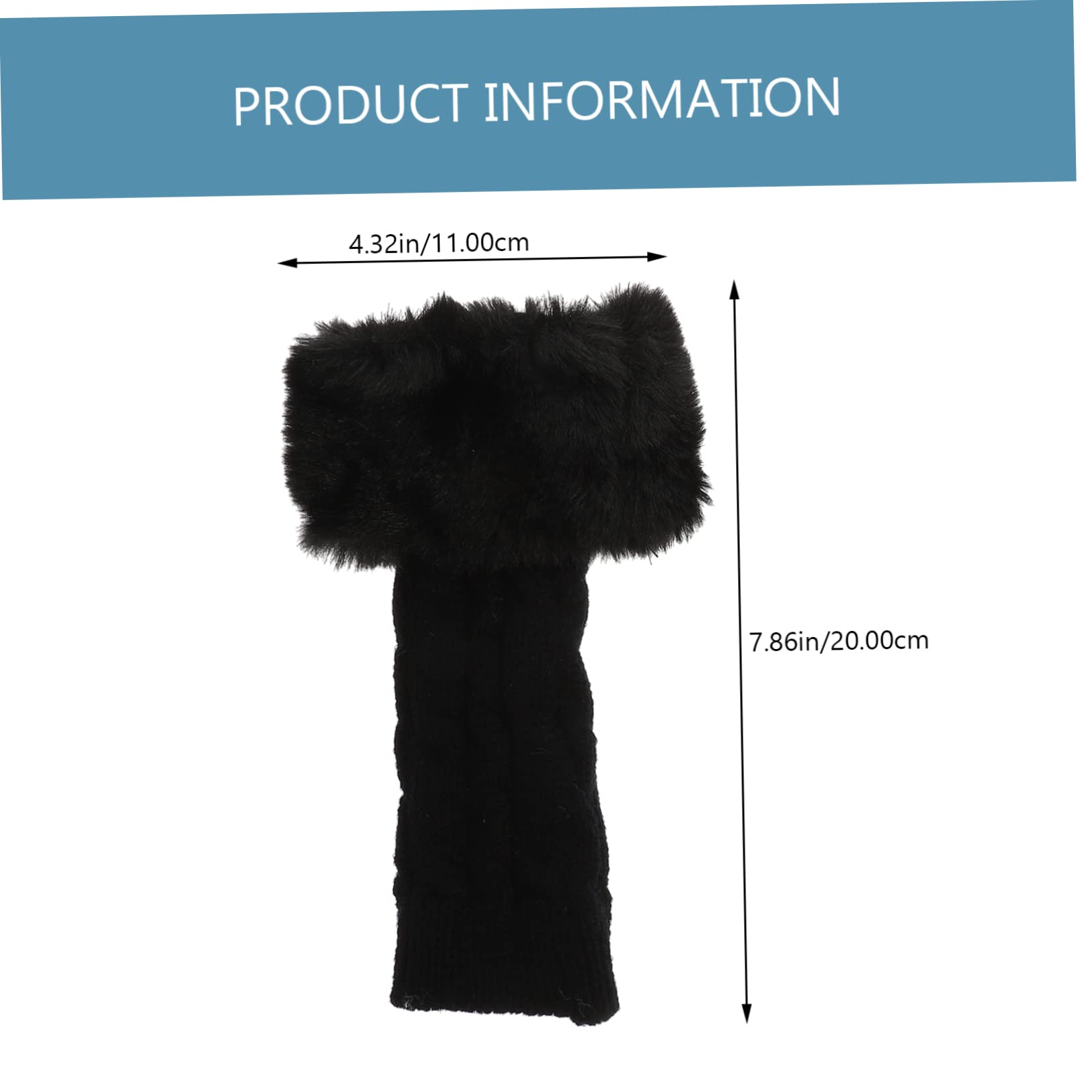 FOMIYES Warm Winter Arm Gloves Arm Warm Sleeves Ergonomic Design for Men's Comfort