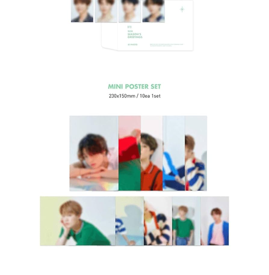 K-POP BTS - 2020 Season's Greetings incl. DVD, Desk Calendar