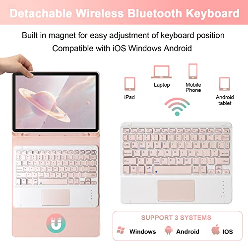 SOPPY Keyboard Case with Touchpad for iPad Air 11-inch (M3 2025 / M2 2024) & Air 4th/5th Gen 10.9" - Image 3