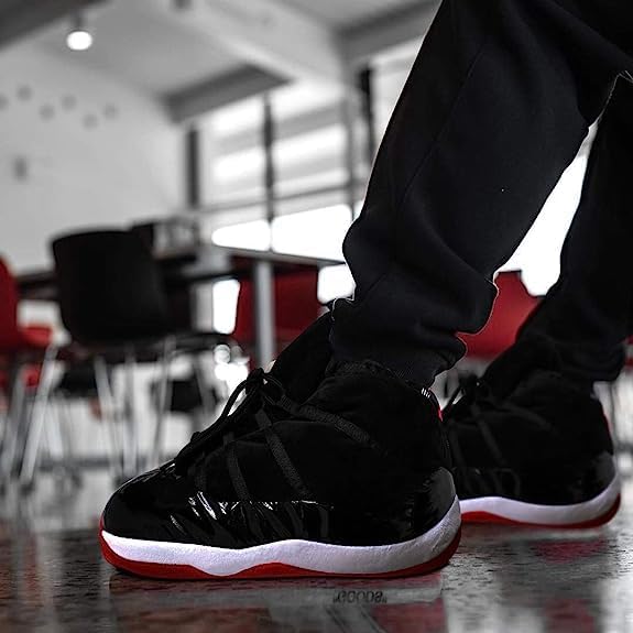 MOLERFO Sneaker Slippers Non Slip Sole Indoor House Plush Slippers Unisex Indoor Floor Cotton Shoes - Image 2